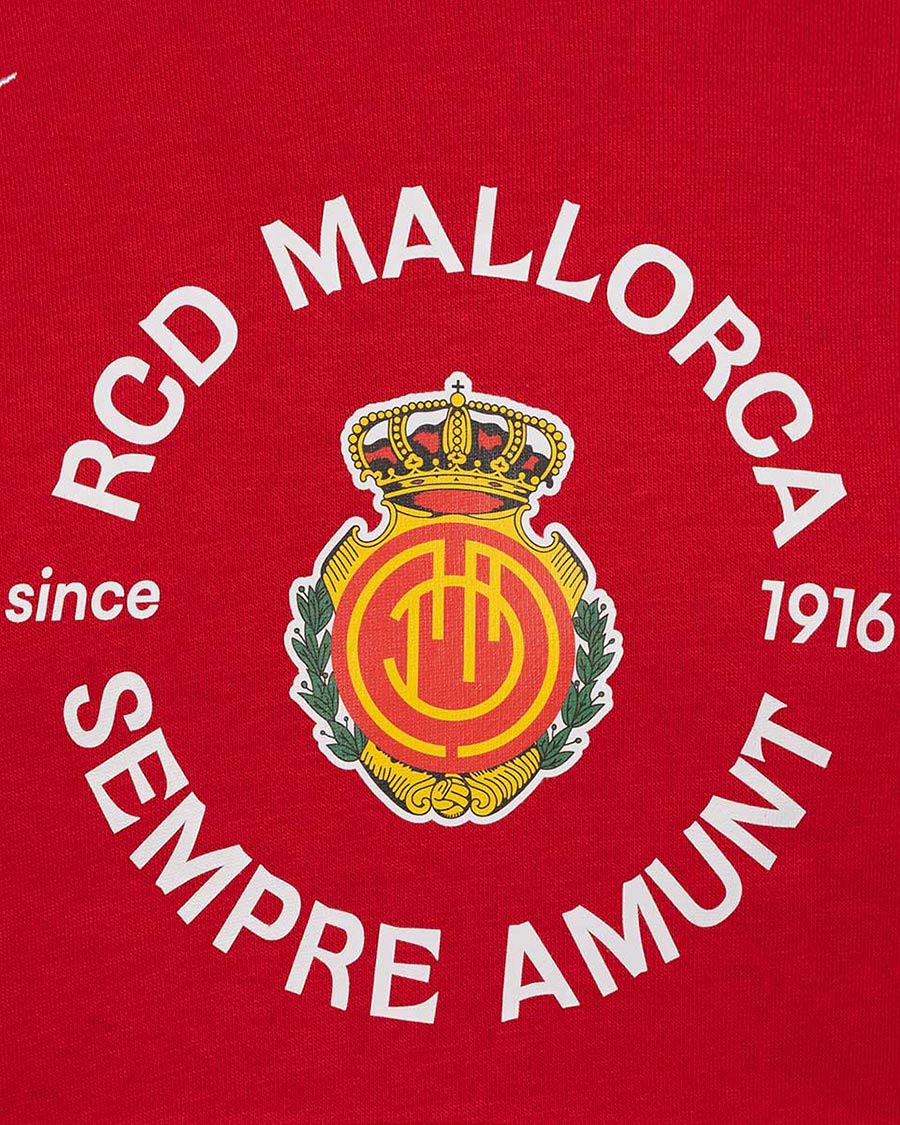 Sudadera con Capucha Fanswear Dimonia Escudo Roja Niño - Image 4